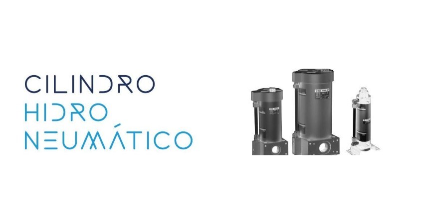 Cilindro hidroneumático de SMC.